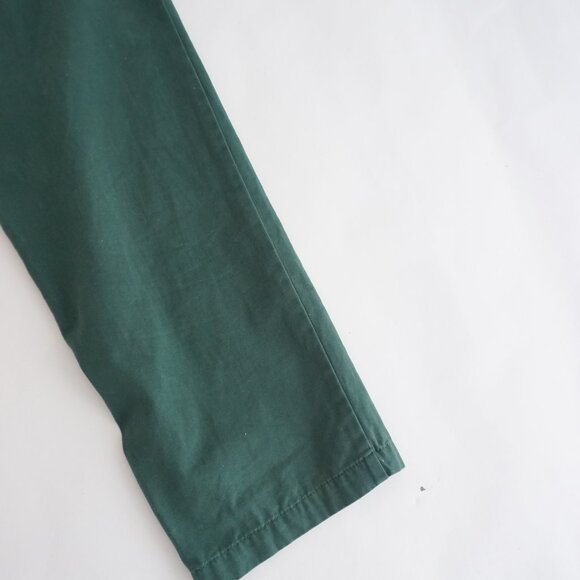 Aritzia Sunday Best Green High Rise Straight Leg 100% Cotton Chino Style Pants 4 - Picture 11 of 13
